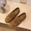 Mocasines cómodos para mujer de talla grande, de suela plana, con suela blanda, zapatos sin cordones, mocasines casuales versátiles