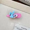 Pinza de Pelo Coreana de Conejito de Amor Colorido Clip de Flequillo Estrella de Pedrería Clip Lateral Accesorios para el Cabello Tocado Venta al por Mayor