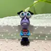 Direto da fábrica desenhos animados criativos equipe secreta de serviço boneca de borracha macia PVC chaveiro boneca acessórios pequenos enfeites atacado