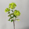 Hortênsia Simulada Amazon Flor Bola de Neve Simulada Ramo Único Decoração de Casamento Flor de Chão Flor Artificial Flor de Casamento Hortênsia