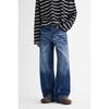 Jeans Reto Novo Outono 2025 Masculino Solto Tamanho Grande Retro Lavado Patchwork de Alta Qualidade Calças Casuais Marca Tendência