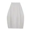 Saia Longa de Designer Wanwei para Mulheres 2026 Primavera Novo Estilo Fenda nas Costas Cintura Elástica Saia Floral Meia-Saia P5325-1