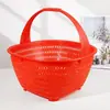 Cesta de Compras de Plástico Hueco Engrosada de Mano Cesta de Almacenamiento Cesta para Recoger Verduras al Aire Libre Cesta para Verduras Cesta para Frutas Cesta para Huevos