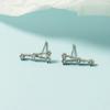 Pendientes de doce constelaciones elegantes personalidad de Corea del Sur estrellas simples frescos pendientes combinables para mujer agente de compras directo de fábrica