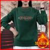 Gola alta meia-alta forrado de lã engrossado plus size suor feminino meia-idade e idosos moda solta mãe feminina inverno all-match moda top