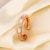 Anillo de Lujo Ligero de Moda Coreana Tendencia en Tiktok con Microincrustaciones de Diamante y Madreperla para Mujer con Acabado de Alta Gama Que No Se Desvanece