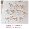 Hielo Esculpido Suave Transparente Lazo Joyería para Uñas Hielo Esculpido Suave Transparente Lazo Cinta Joyería de Resina Decoración para Uñas