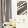 Cortinas de Shaoxing Keqiao: Cortinas blackout de algodón y lino gruesas de alta gama para dormitorio, decoración del hogar moderna de lujo ligero nórdico para sala de estar