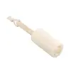 Escova de copo de fibra vegetal natural com cabo de madeira, para limpar copos, fundos de garrafa e áreas de difícil acesso; também adequado para limpar mamadeiras