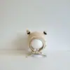 Gorro para Bebé para Otoño e Invierno, Gorro de Punto Cálido y Espeso con Orejas de Princesa para Bebés Niñas, Lindo Gorro de Lana para Recién Nacidos