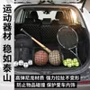 Bolsa de red de almacenamiento colgante universal para maletero de coche, tres redes, bolsa de almacenamiento para maletero de coche, venta al por mayor