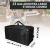 Bolsa de Almacenamiento de Gran Capacidad Bolsa de Almacenamiento para Ropa de Edredón de Viaje Bolsa de Embalaje para Mudanza de Equipaje Tejida Gruesa Impermeable