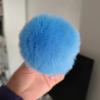 Bola de pelo de coelho Rex imitação de 8cm/6cm, coelho, raposa, bola de pelo imitação, pingente pequeno de pelúcia, acessórios DIY, pronta entrega