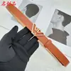 Cinturón de Mujer de 2.5cm, Nuevo, Moderno, de Alta Gama, para Jeans y Trajes, de Moda, Sencillo, Versátil, Decorativo