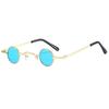 Gafas de sol retro redondas con montura pequeña de TikTok para celebridades de Internet, gafas de sol estilo príncipe con montura pequeña y redonda para hombres y mujeres, gafas de sol estilo hip-hop
