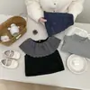 Top sin mangas estilo coreano para niñas, Blusa de bebé negra con volantes de encaje y cuello redondo, Ropa exterior elegante para niñas pequeñas
