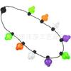 Coolott Halloween Transfronterizo 9 Luz LED Colorida Fantasma Luz para el Cabello Collar