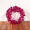 7.5 fio de ferro estrela de cinco pontas flor puxa tira puxar tira colorida enfeites de pendurar de Natal decorações de Natal auto-feito diy fabricante