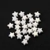Contas Acrílicas Estrela de Cinco Pontas Multicor Cor de Doce Contas Estrela com Furo Grande Acessórios para Joias DIY Material para Miçangas Artesanais