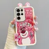 Adecuado para Samsungs25Ultra Samsung A56 Dibujos Animados Lindos S23Fe Etiqueta de Oreja A30 Funda para Teléfono Móvil Personalización