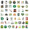 50 piezas/100 piezas colección de deportes de pelota bolsa de pegatinas graffiti decorativas para taza de agua equipaje computadora guitarra pegatinas