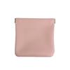 Bolsa de Almacenamiento de Cierre Automático con Logo Imprimible de Cuero Bolsa de Broches Bolsa para Lápiz Labial Cosméticos Bolsa para Auriculares Llave de Coche