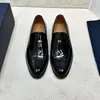 Sapatos Masculinos de Couro Genuíno Transfronteiriços Dio Sapatilhas Penny Multimaterial Brilhantes Slip-on Masculinos de Salto Baixo