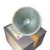 Linterna de Flor Azul Horno Jianyang Taza de Té Esmalte Mineral Original Base de Hierro Taza de Té de Cerámica Fácil de Mantener Color Regalo para Uso Personal