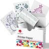 Phomemo 50 53mm T02/M02X papel de impresión adhesivo papel térmico pegatinas con patrón una caja de tres rollos