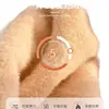 Suéter de Forro Polar Grueso para Mujer Otoño/Invierno 2024 con Cuello Semi Alto, Top Básico Suave de Punto