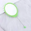 Espelho grande de miçangas DIY, espelho de maquiagem oval portátil de mão, espelho de alta definição, espelho de maquiagem para casa, em estoque atacado