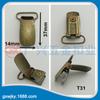 Suministro de Hebilla Curva de Pico de Pato, Clip para Correa, Clip para Chupete, Venta Caliente del Fabricante T31