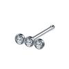 Vendas diretas de e-commerce transfronteiriço Amazon AliExpress aço inoxidável personalizado diamante piercing de nariz argola de nariz