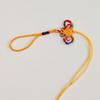 Acessórios de gaiola de pássaro bordados cordão trançado feito à mão fivela cordão chaveiro cordão de dedo ornamentos de laço