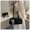 Bolso para Mujer de Nuevo Diseño de Nicho 2026 Estilo Coreano Moderno Bolso de Mano Texturizado para Mujer Bolso Versátil de Hombro Cruzado Bowling