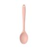 Cuchara de silicona todo incluido transfronteriza tamaño pequeño semitransparente más herramienta para suplemento alimenticio para niños mini cuchara cuchara cuchara ensalada