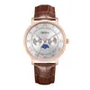 Relógio Masculino Multifuncional de Moda ORSGA Casual de Fábrica Transfronteiriço com Pedras Strass Calendário Lunar À Prova D'água Relógio de Quartzo