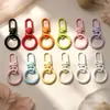 Hebilla para Puerta Color Macarrón Dopamina Anilla de Resorte Recubierta de Pintura Colorida Material para Colgante de Cuentas DIY Cierre para Llavero