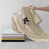 Camiseta de Verano Delgada Holgada para Hombre Camiseta de Manga Corta para Hombre Talla Extra Cuello Redondo Holgada China Moderna Camiseta Moderna