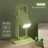 Luminária de mesa quadrada simples criativa para quarto de dormir, luminária de parede lateral de cama, personalizada para quarto de criança, luz de preenchimento, decoração LED, escrita, dormitório