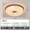 Luz Principal para Sala de Estar Estilo Vintage para el Hogar Luz de Techo Protectora para Ojos Color Nogal Retro Francés Flor de Cristal Creativa para Pasillo