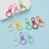 Llavero Color Macaron Accesorios para Joyería DIY Colgante Color Caramelo Hebilla de Puerta Llavero con Anilla de Resorte Colgante Colorido
