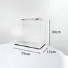 Caja de Regalo de Dinero de Acrílico Transparente, Caja Cuadrada para Flores, Caja DIY 520 Día de San Valentín, Personalización de Caja de Regalo de Dinero