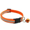 Collar con Parche Reflectante para Mascotas, Collar Reflectante para Gato y Perro, Collar con Cascabel, Collar Luminoso para Mascotas, Collar Ajustable