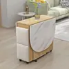 Mesa de jantar dobrável para uso doméstico, móvel e extensível, retangular, simples, conjunto multifuncional de mesa e cadeiras para apartamentos pequenos