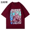 Comércio exterior desejo manga curta t-shirt de manga curta de verão masculina algodão marca de tendência solta gola redonda meia manga t-shirt estação independente atacado