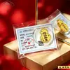 Pegatinas para Teléfono de Oro Puro 999, Láminas de Oro para Hacerse Rico de Princesa, Imanes de Refrigerador de Fortuna, Tarjetas de Oro de Tesoro, Regalos al por Mayor