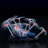 Fábrica direta de Guangzhou decorações de aquário de peixe folha de silicone coral simulação paisagismo suprimentos de aquário atacado