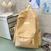 Mochila Casual Versátil de Estilo Japonês Coreano Grande Capacidade Bolsa Escolar para Estudantes do Ensino Fundamental e Médio