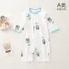 Enterizo de Bebé Verano Algodón Delgado Clase A Ropa de Bebé Body para Bebé Sin Costuras 0-3 Meses Mameluco para Recién Nacido